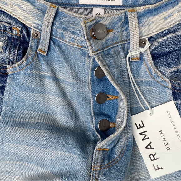 Frame Denim Nouveau Le Mix Button Fly Jean… - Picture 6 of 8